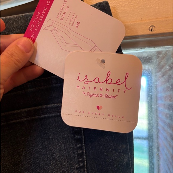 Classic Blue Denim Jeggings Isabel maternity 6 nwt - Picture 4 of 5